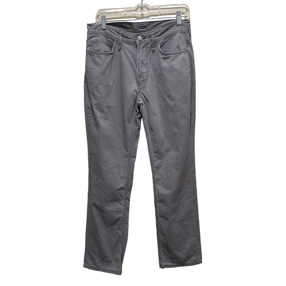 old navy straight leg 5 pocket jeans greystone 29x30